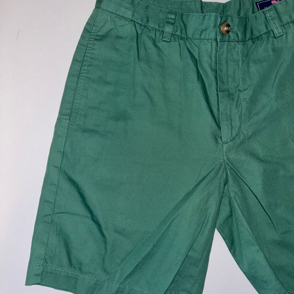 NWT Vineyard Vines Club Short men’s flat front 9” chino‎ shorts, green size 30 - Picture 4 of 9